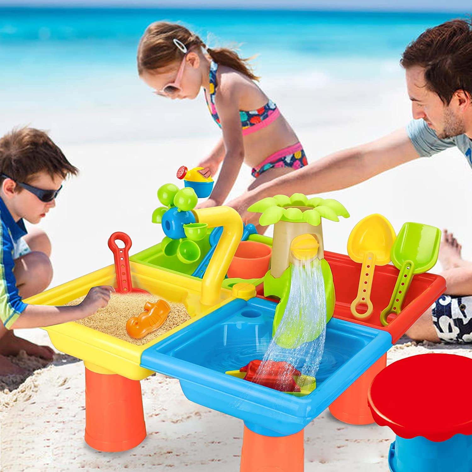 Kids Outdoor Pool - Beach Table Sand Play Toys Children