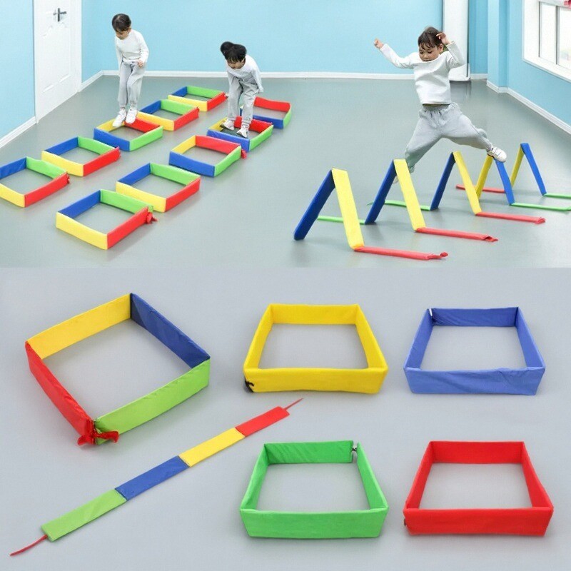 Kids Outdoor Gear - Outdoor Children's Games Jumping Platform Grid