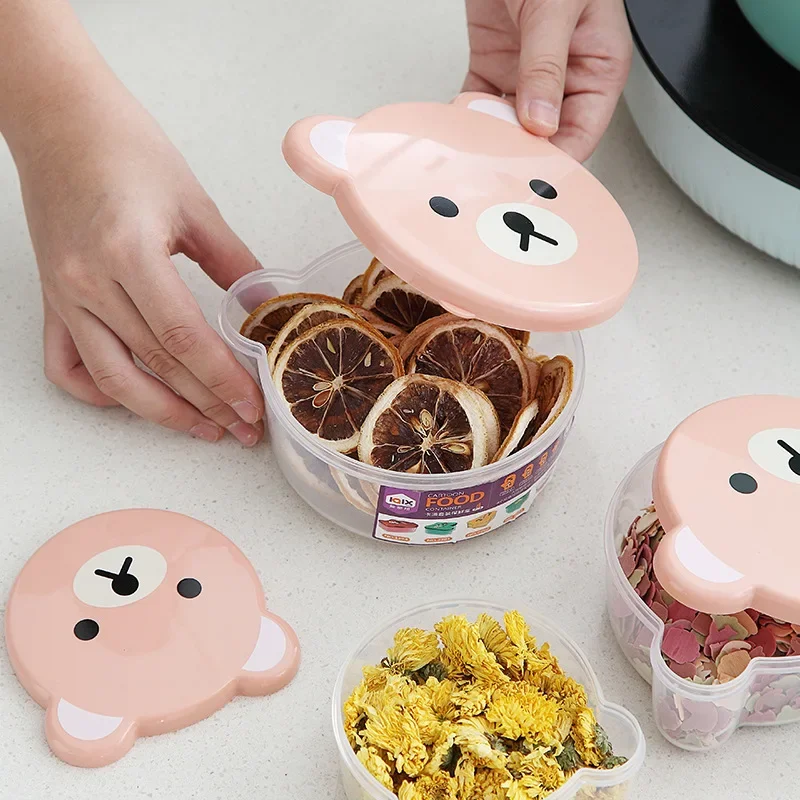Kids.Outdoor Utensils - 4pcs Bento Box Children Plastic Cartoon