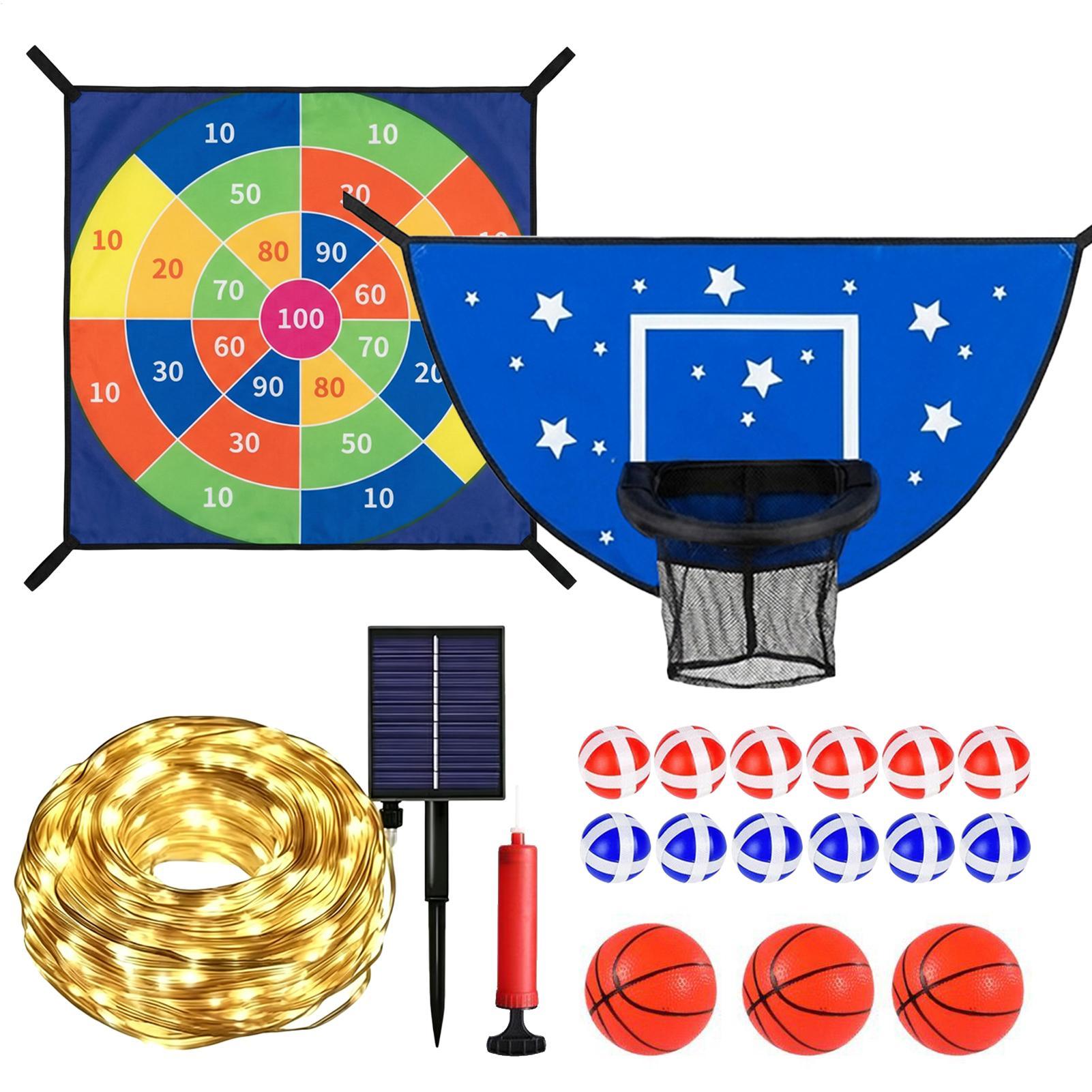 Basketball Hoop Outdoor - Basketball Goal For Trampoline With Dart