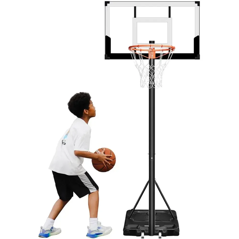 Kids Outdoor Pool - Outdoor Adjustable Basketball Hoop for Kids