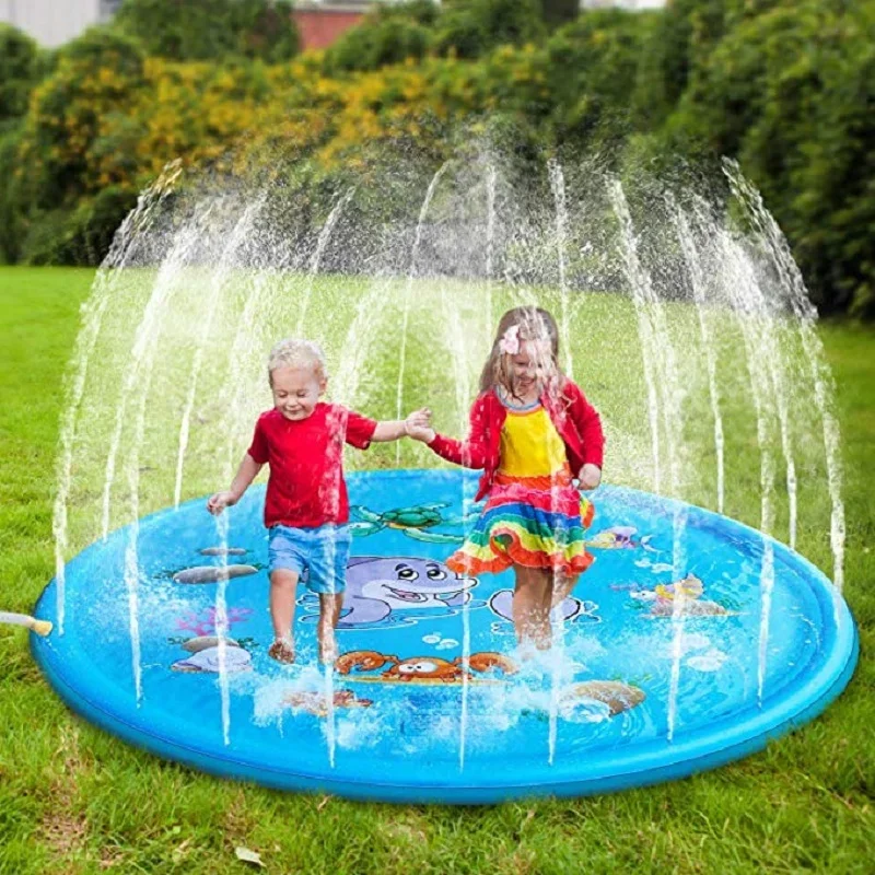 Kids Outdoor Yard - 100/170cm Kids Inflatable Water Splash Play