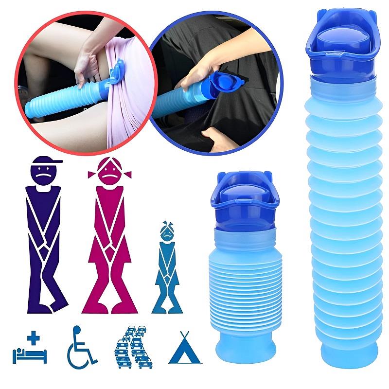 Kids Outdoor Car - 750ML Portable Standing Pee Bottle Shrinkable
