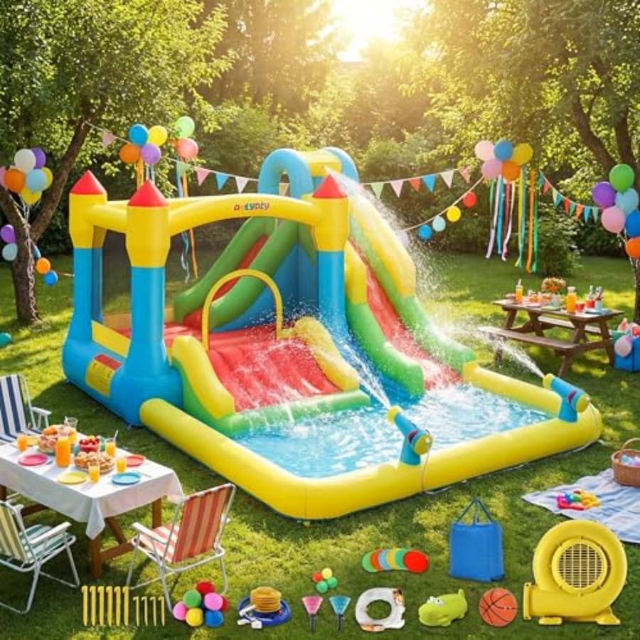 Outdoor/Indoor inflatable wate - Kids Outdoor Bounce House recension och pris