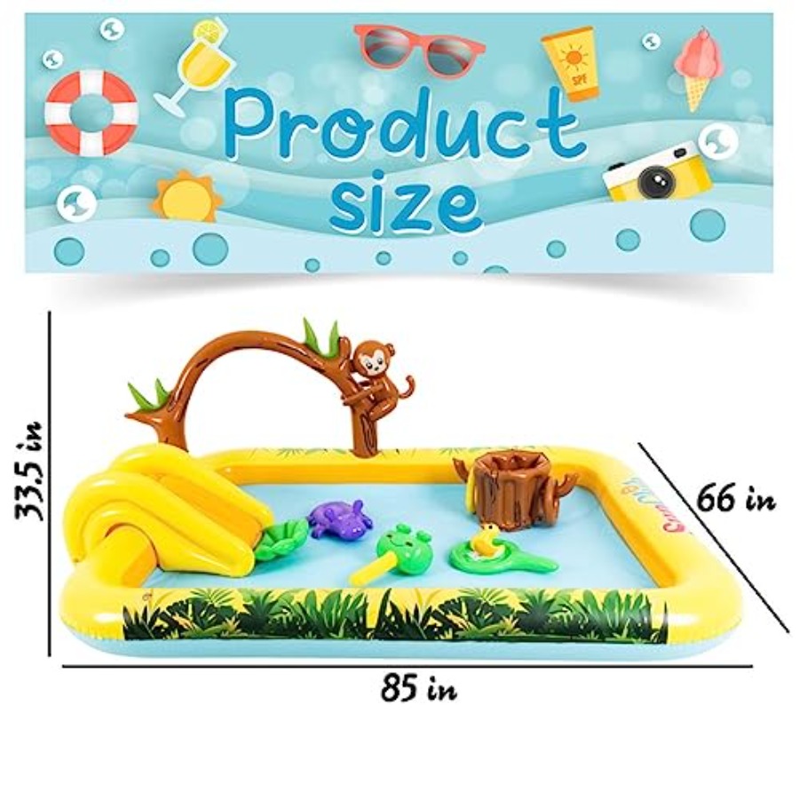 Outdoor inflatable jungle anim - Kids Outdoor Pool recension och pris
