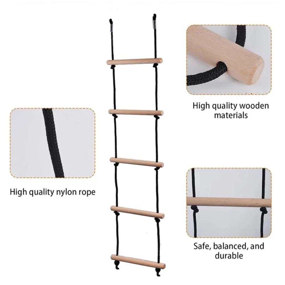 Children Climbing Rope Ladder  - Kids Outdoor Ladder recension och pris