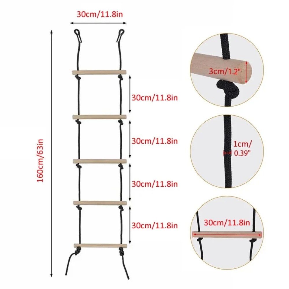 Children Climbing Rope Ladder  - Kids Outdoor Ladder recension och pris