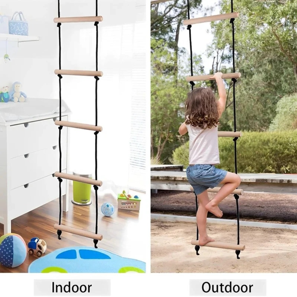 Children Climbing Rope Ladder  - Kids Outdoor Ladder recension och pris