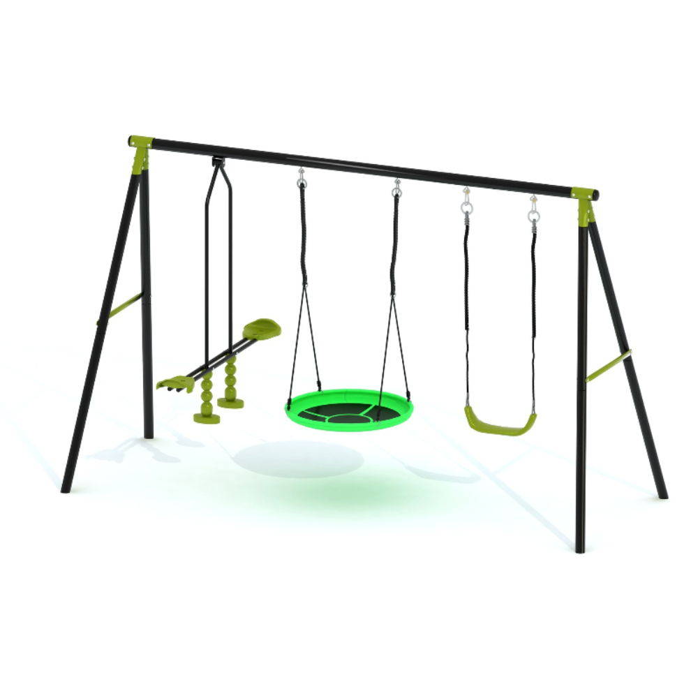 3-in-1 Kids Swing Slide Climbi - Kids Outdoor Hanging Chair recension och pris