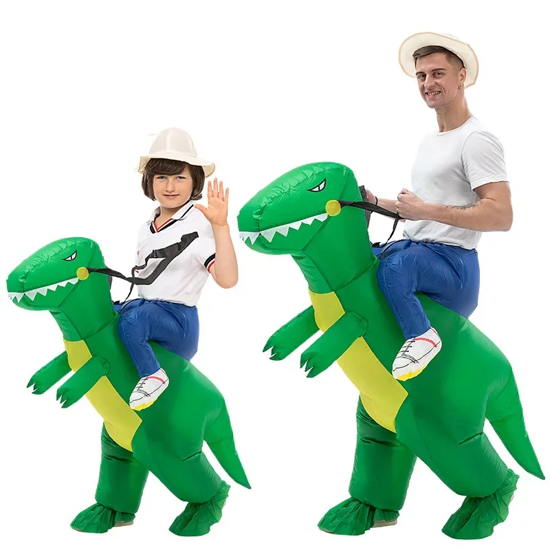 Inflatable Dinosaur Costume Ri - Kids Outdoor Ride On recension och pris