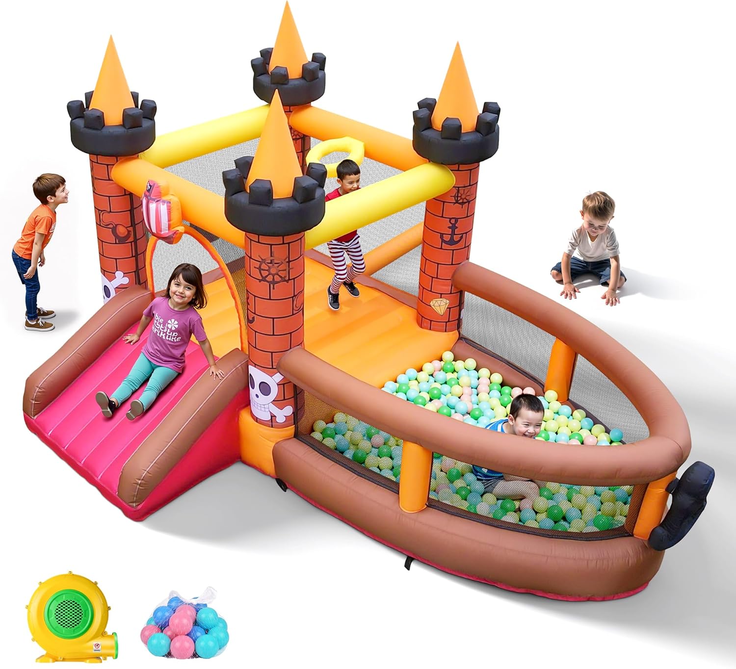 Inflatable Bounce House for Ki - Kids Outdoor Bounce House recension och pris