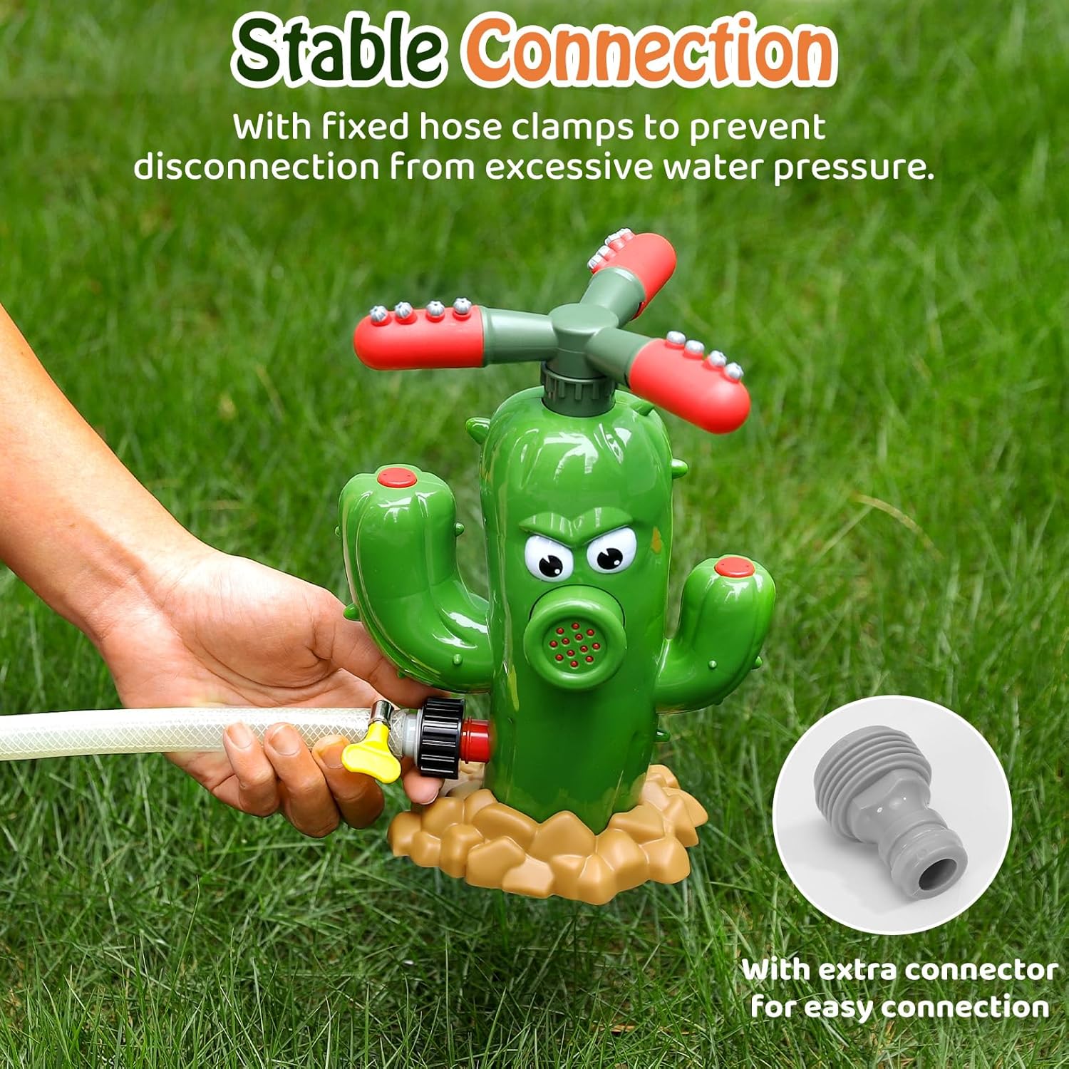 Water Spray Toy Cactus Sprinkl - Kids Outdoor Yard recension och pris