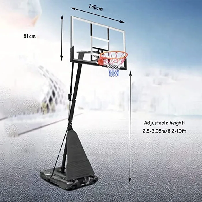 Mobile Basketball Stand Adjust - Basketball Hoop Outdoor recension och pris