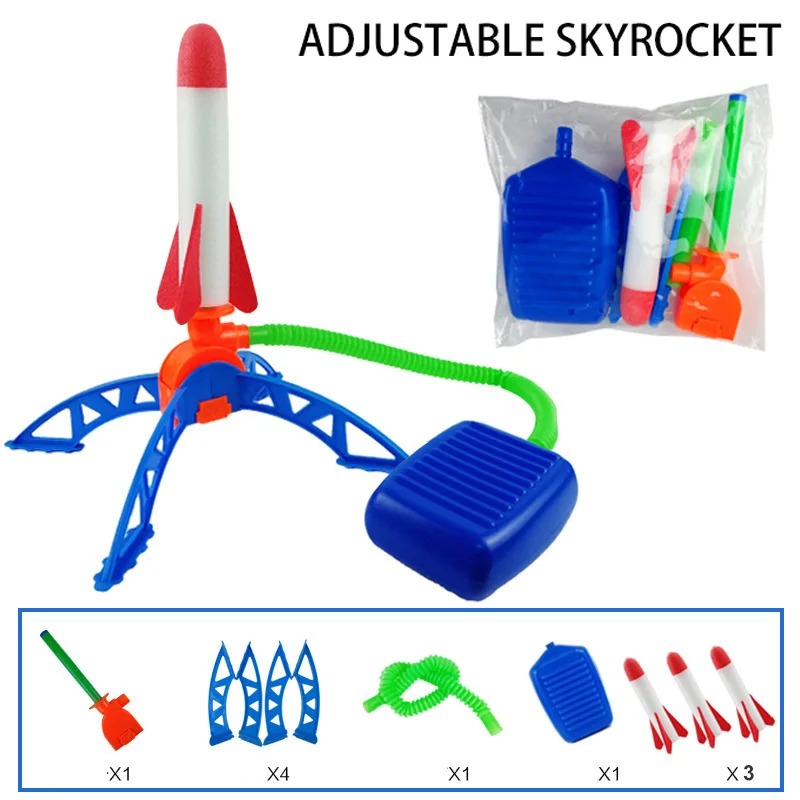 Air Rocket Foot Pump Launcher  - Kids Outdoor Jumping Toys recension och pris