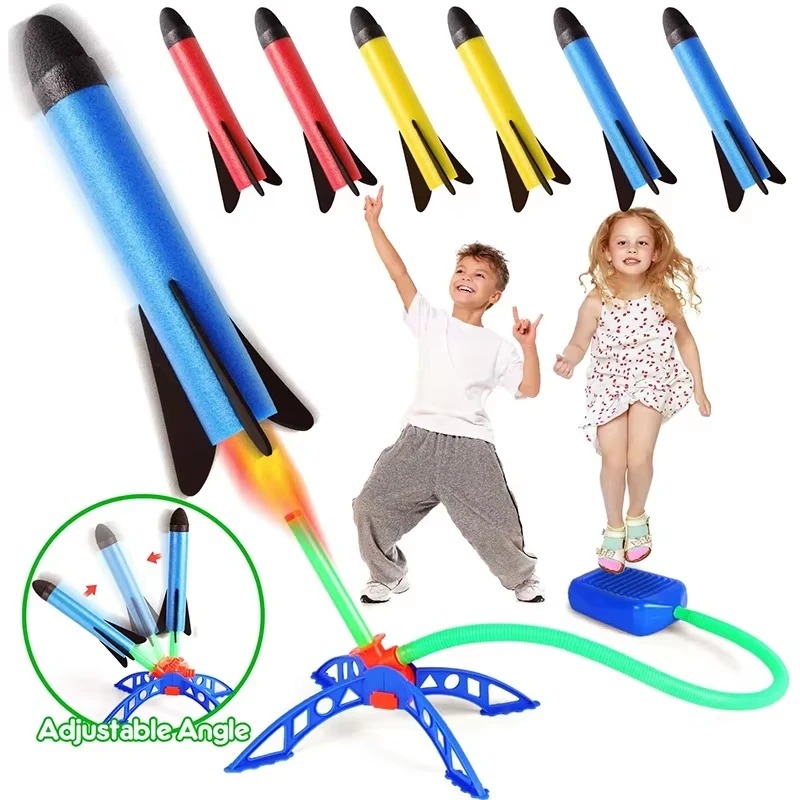 Air Rocket Foot Pump Launcher  - Kids Outdoor Jumping Toys recension och pris