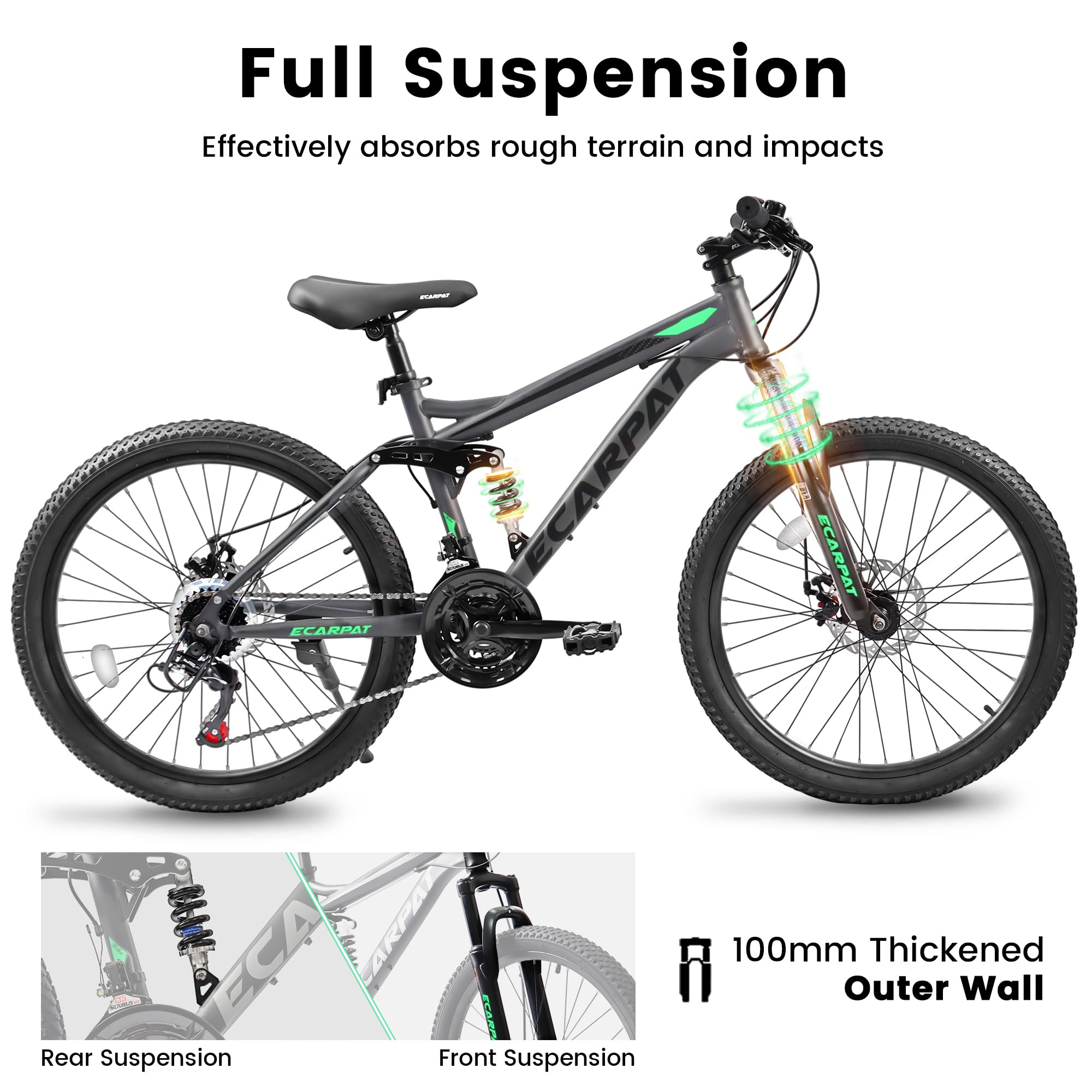 Youth Mountain Bicycle Kids Bi - Kids Outdoor Ride On recension och pris