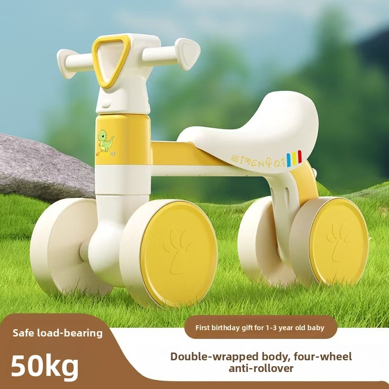 Baby Balance Bike 4 Wheel Todd - Kids Outdoor Ride On recension och pris