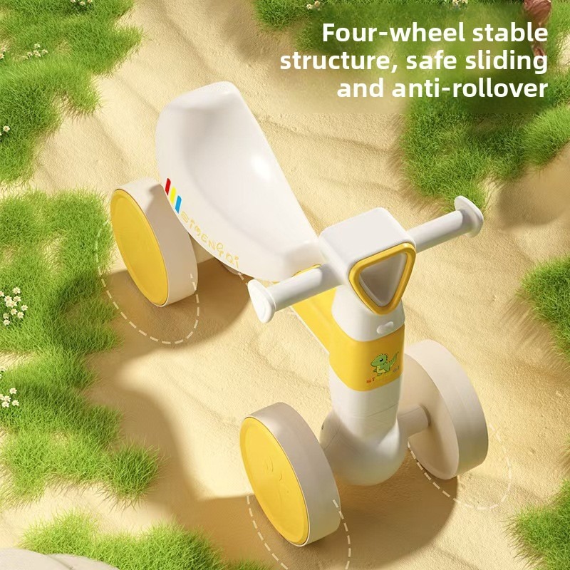 Baby Balance Bike 4 Wheel Todd - Kids Outdoor Ride On recension och pris