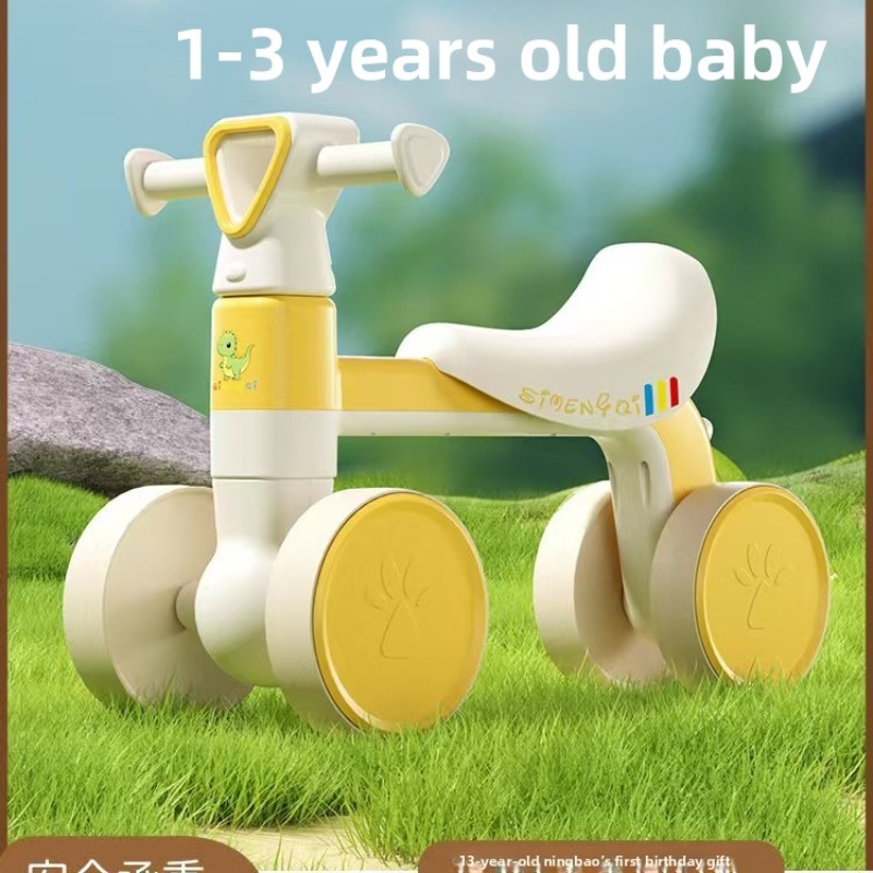 Baby Balance Bike 4 Wheel Todd - Kids Outdoor Ride On recension och pris