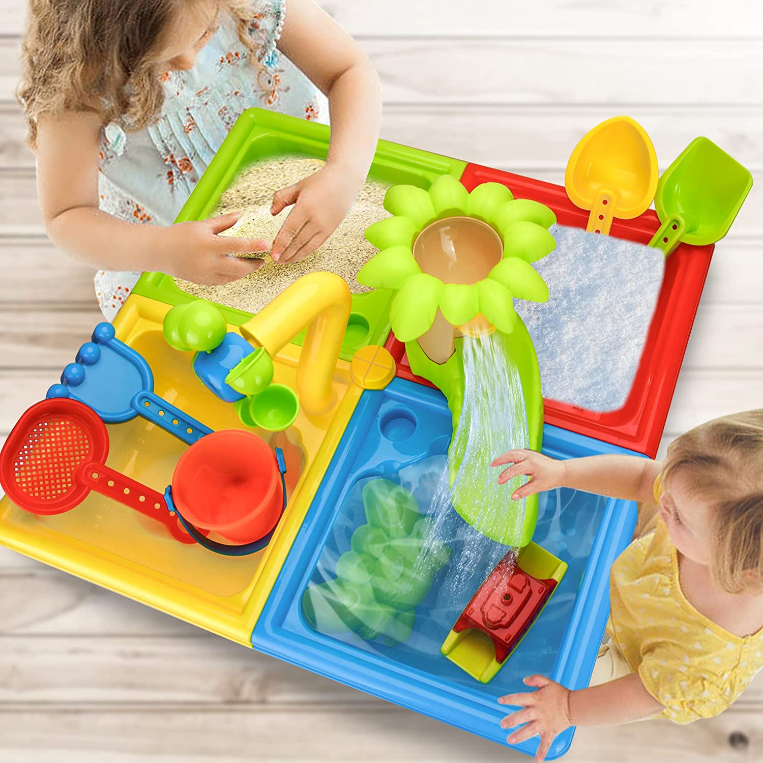 Beach Table Sand Play Toys Chi - Kids Outdoor Pool recension och pris