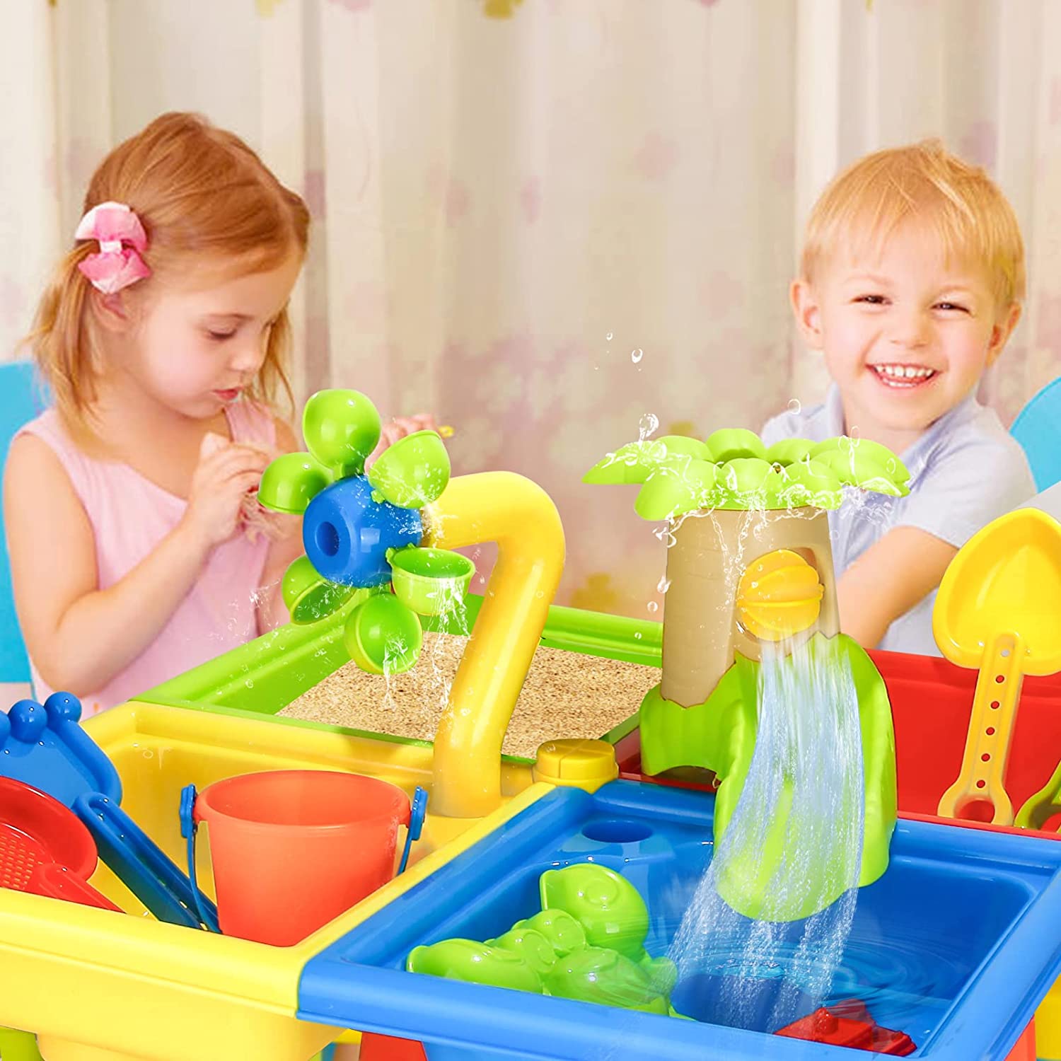 Beach Table Sand Play Toys Chi - Kids Outdoor Pool recension och pris