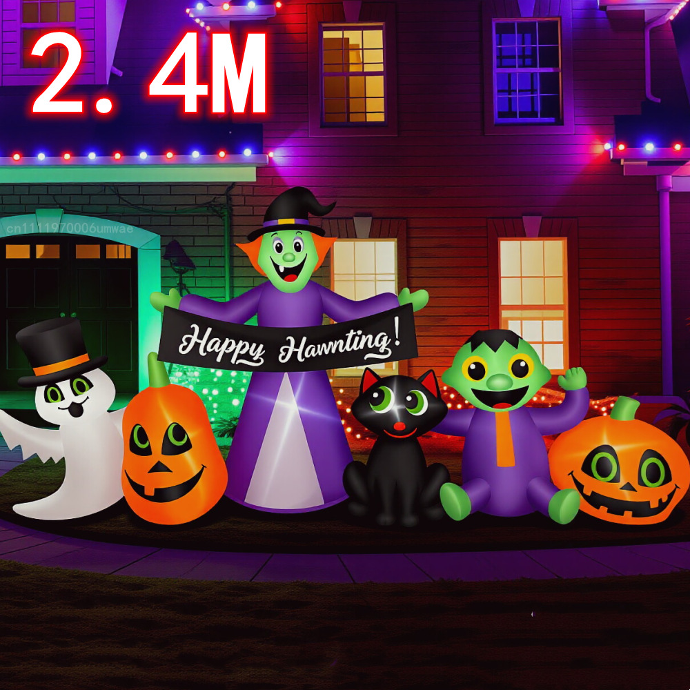2.4M Halloween Inflatable Witc - Kids Outdoor Yard recension och pris