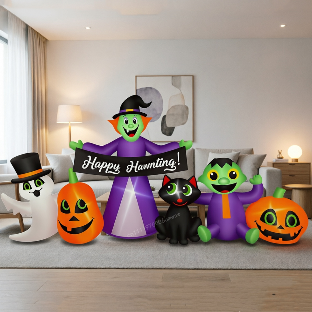 2.4M Halloween Inflatable Witc - Kids Outdoor Yard recension och pris