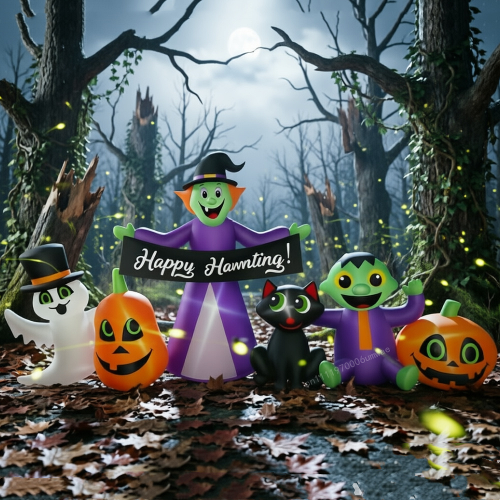 2.4M Halloween Inflatable Witc - Kids Outdoor Yard recension och pris