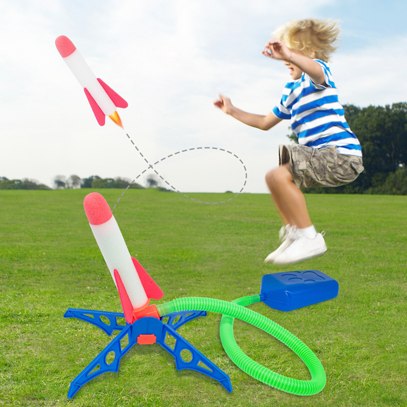 Kids Foot Pedal Air Pump Rocke - Kids Outdoor Jumping Toys recension och pris