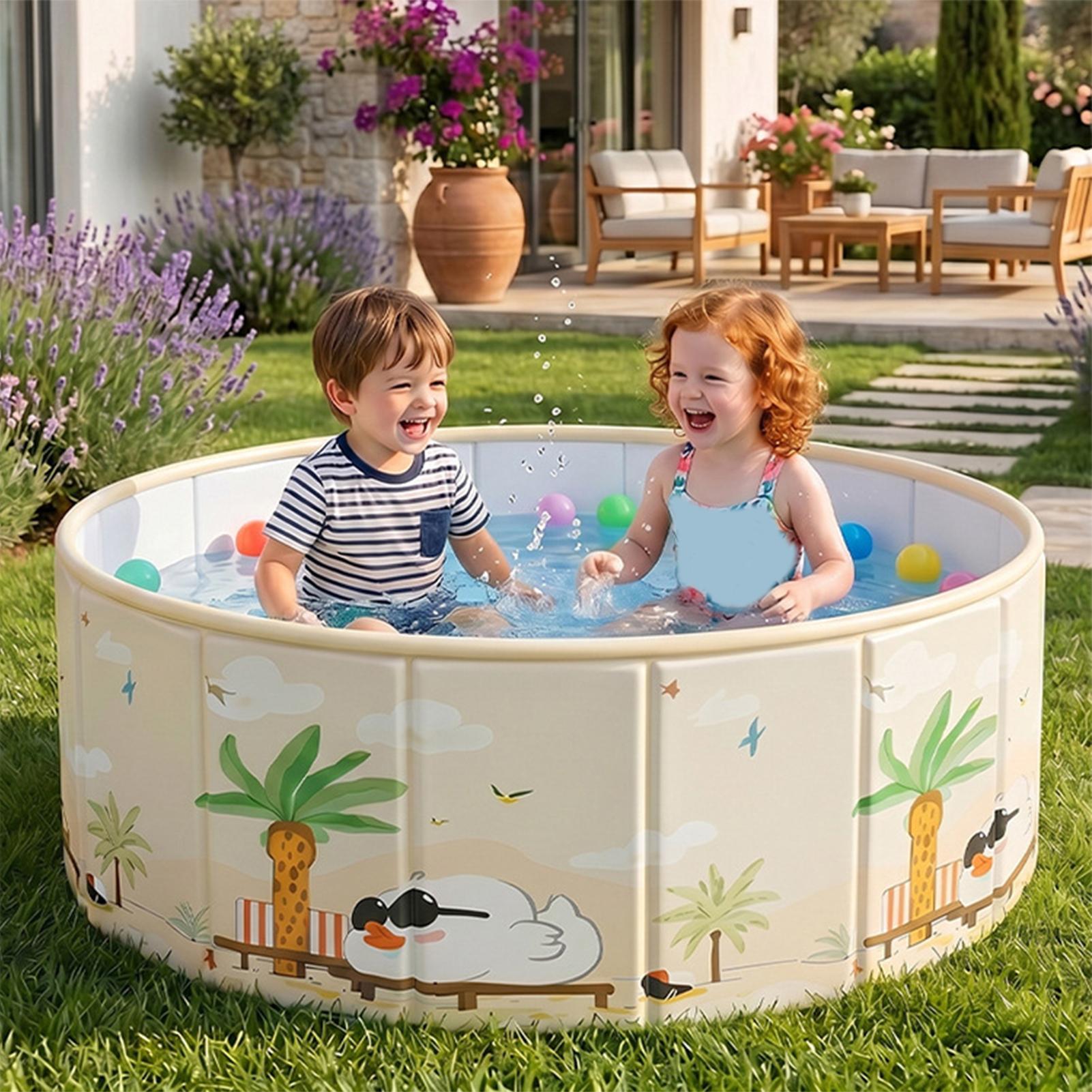 Thickened Bathtub Foldable Dog - Kids Outdoor Pool recension och pris