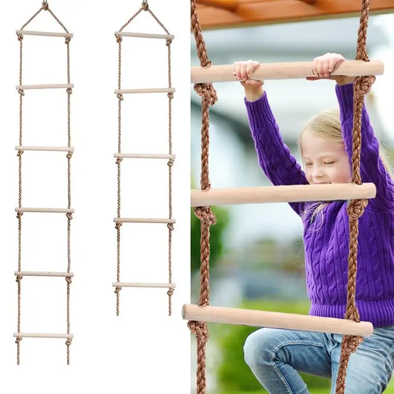 Kids Wooden Ladder Outdoor Act - Kids Outdoor Ladder recension och pris