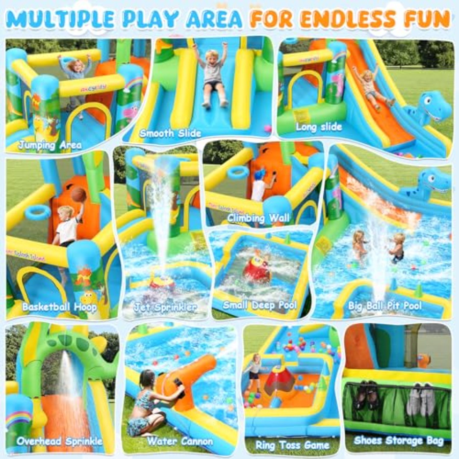 Outdoor backyard inflatable wa - Kids Outdoor Bounce House recension och pris