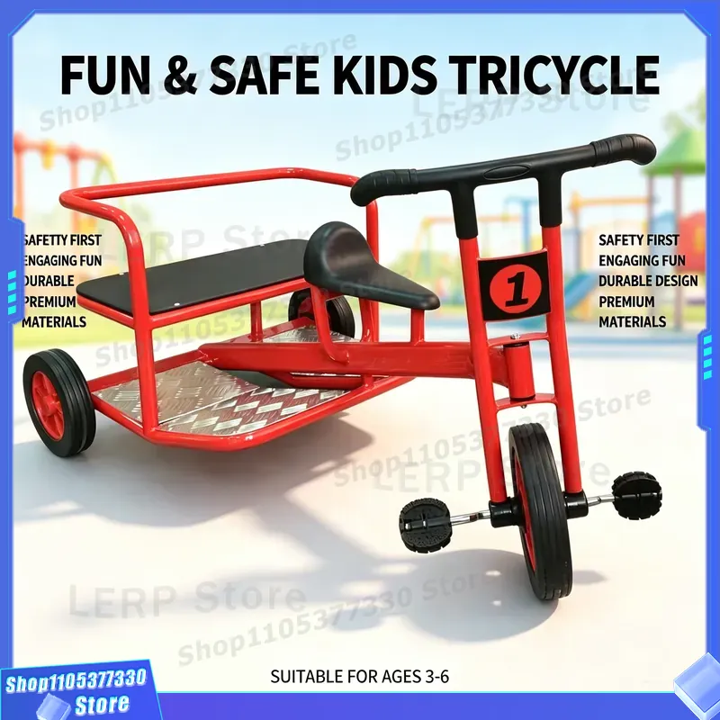 LONGLY Kids Scooter 2 Seater S - Kids Outdoor Ride On recension och pris