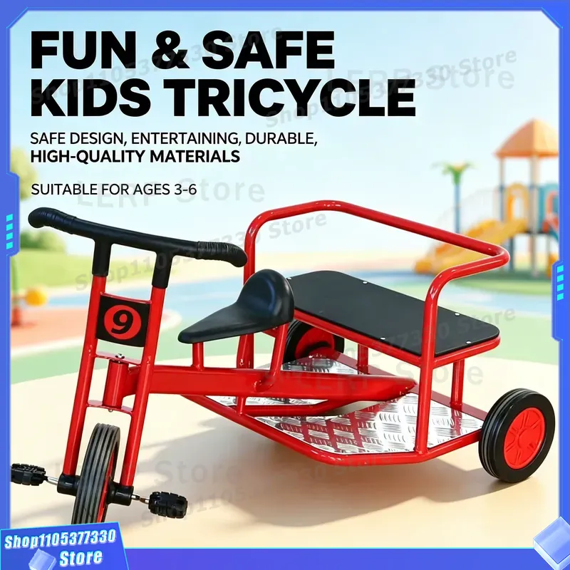 LONGLY Kids Scooter 2 Seater S - Kids Outdoor Ride On recension och pris