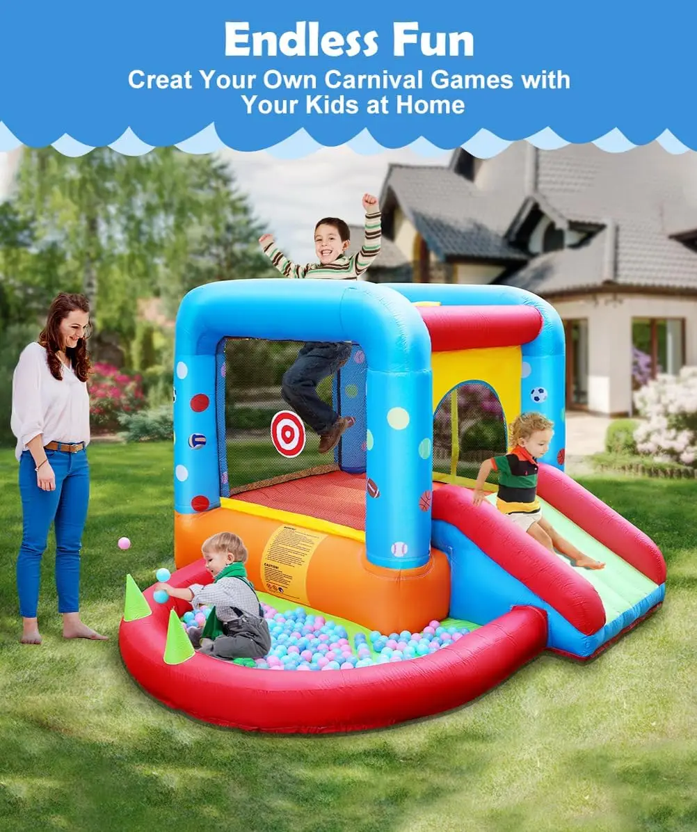 Step4Fun Inflatable Bounce Hou - Kids Outdoor Bounce House recension och pris