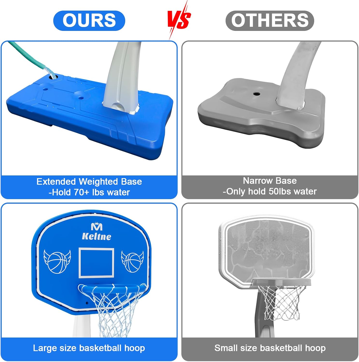 Large Swimming Pool Basketball - Basketball Hoop Outdoor recension och pris