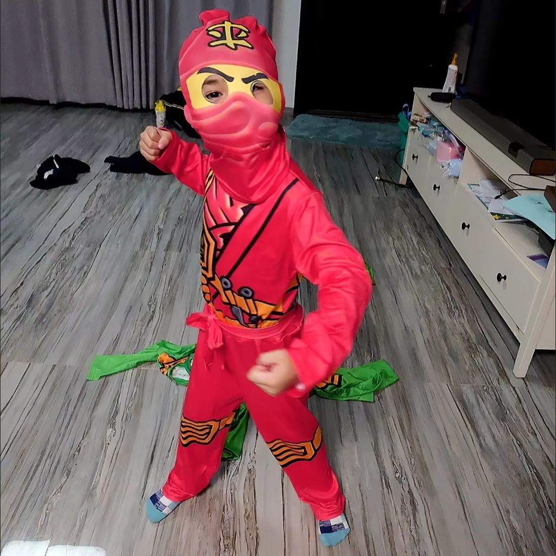 Leg Ninja Cosplay Superhero Ju - Kids Outdoor Ninja Warrior Course recension och pris