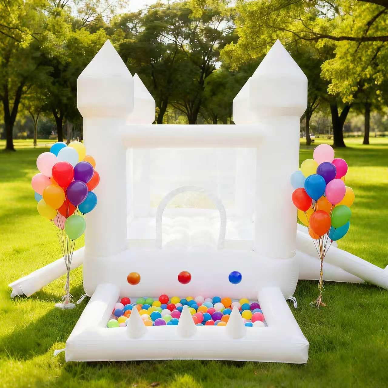 White Bounce House, Indoor and - Kids Outdoor Bounce House recension och pris