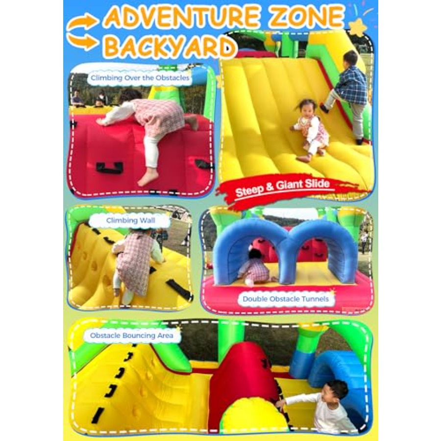 Backyard outdoor inflatable bo - Kids Outdoor Bounce House recension och pris