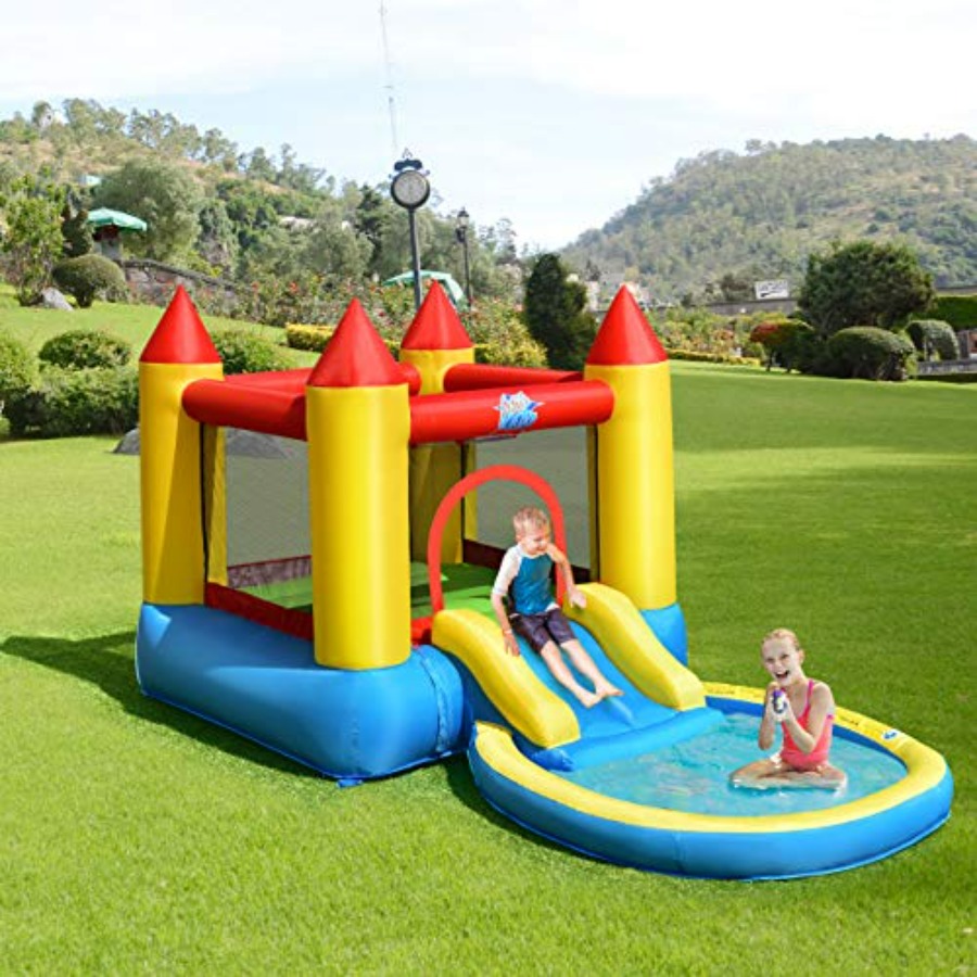 Outdoor backyard inflatable bo - Kids Outdoor Bounce House recension och pris