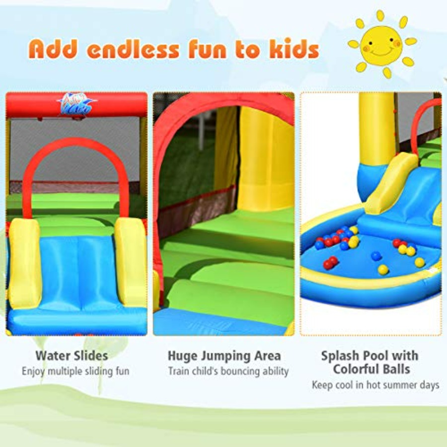 Outdoor backyard inflatable bo - Kids Outdoor Bounce House recension och pris