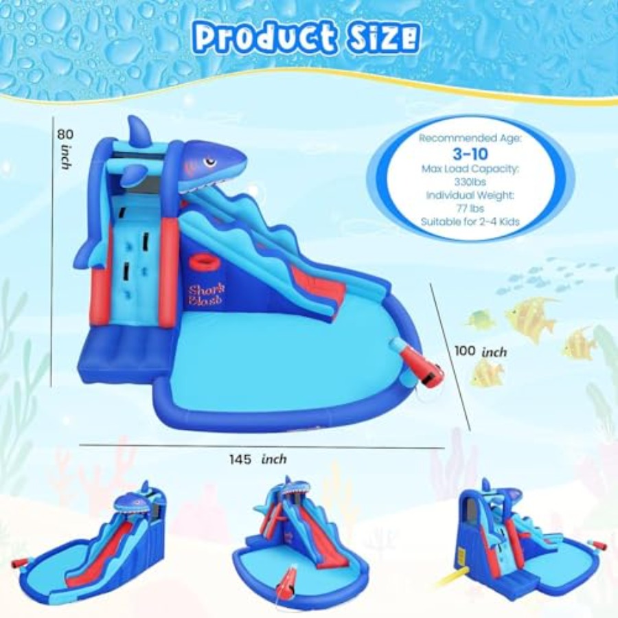 Outdoor/Indoor inflatable wate - Kids Outdoor Bounce House recension och pris