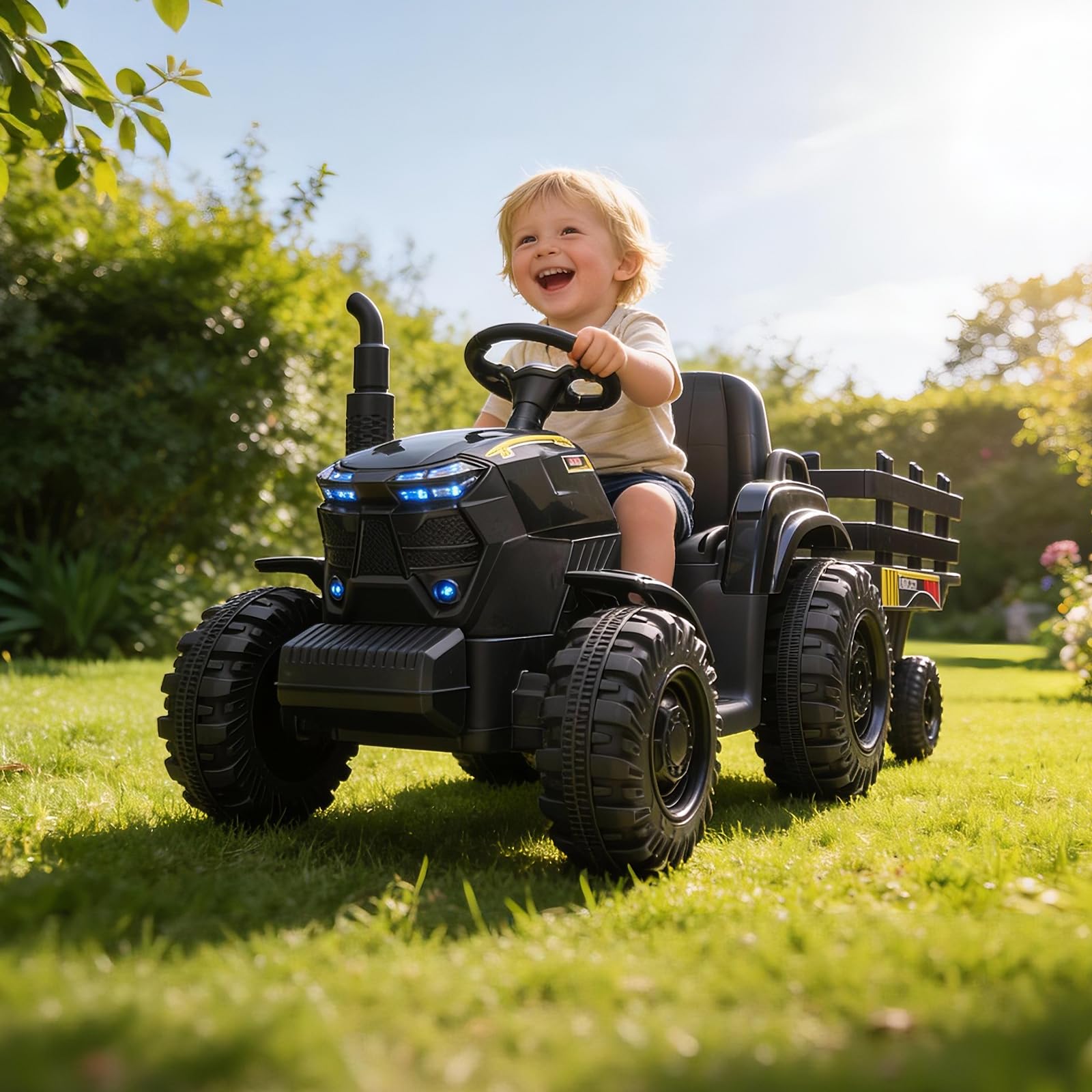 12V Kids Ride On Tractor With  - Kids Outdoor Ride On recension och pris
