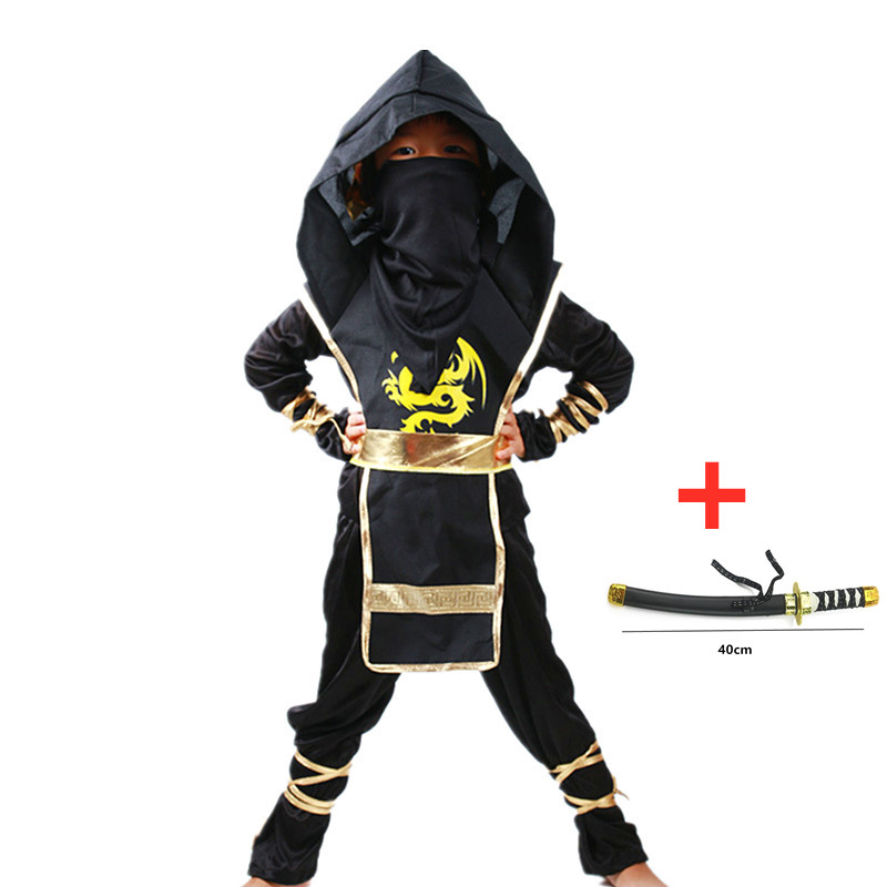 Boys Ninja Deluxe Costume for  - Kids Outdoor Ninja Warrior Course recension och pris