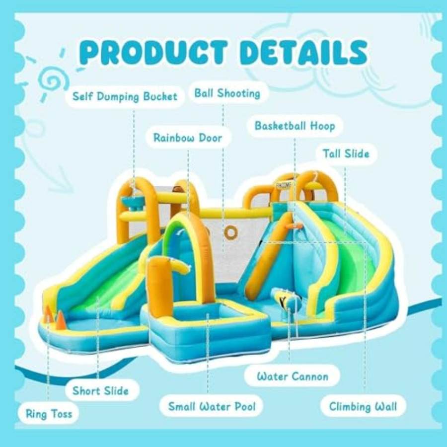 Backyard outdoor inflatable wa - Kids Outdoor Basketball recension och pris