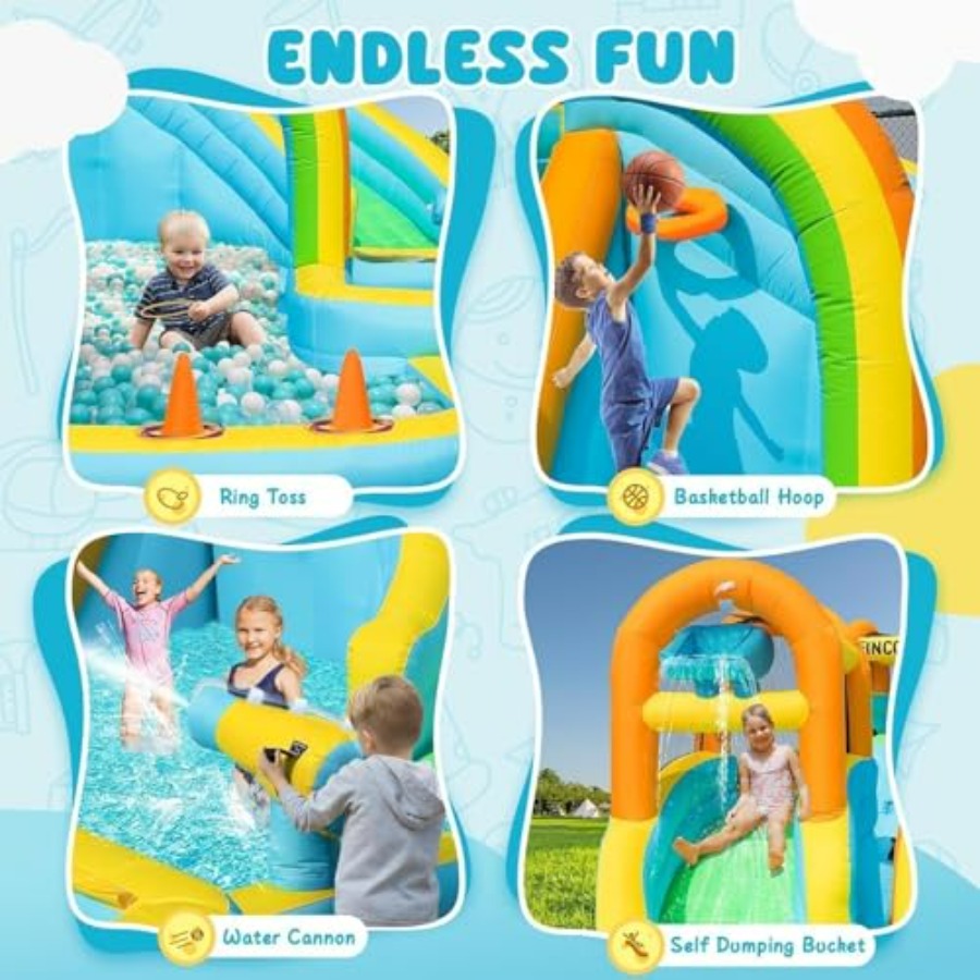 Backyard outdoor inflatable wa - Kids Outdoor Basketball recension och pris