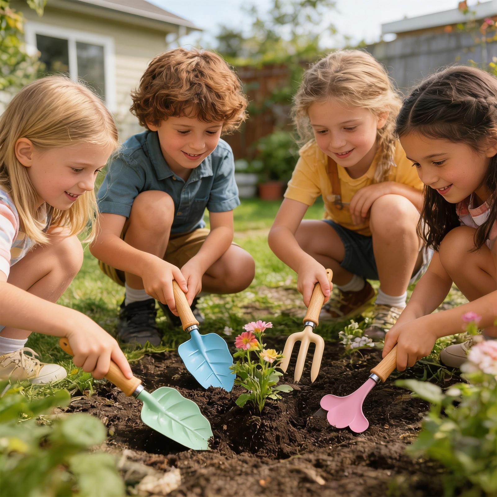 Kids Gardening Set 4 Piece Lea - Kids Outdoor Yard recension och pris