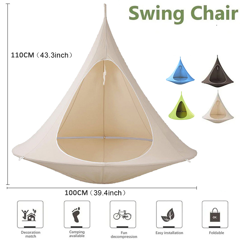 Outdoor Waterproof Hammock Dou - Kids Outdoor Hanging Chair recension och pris