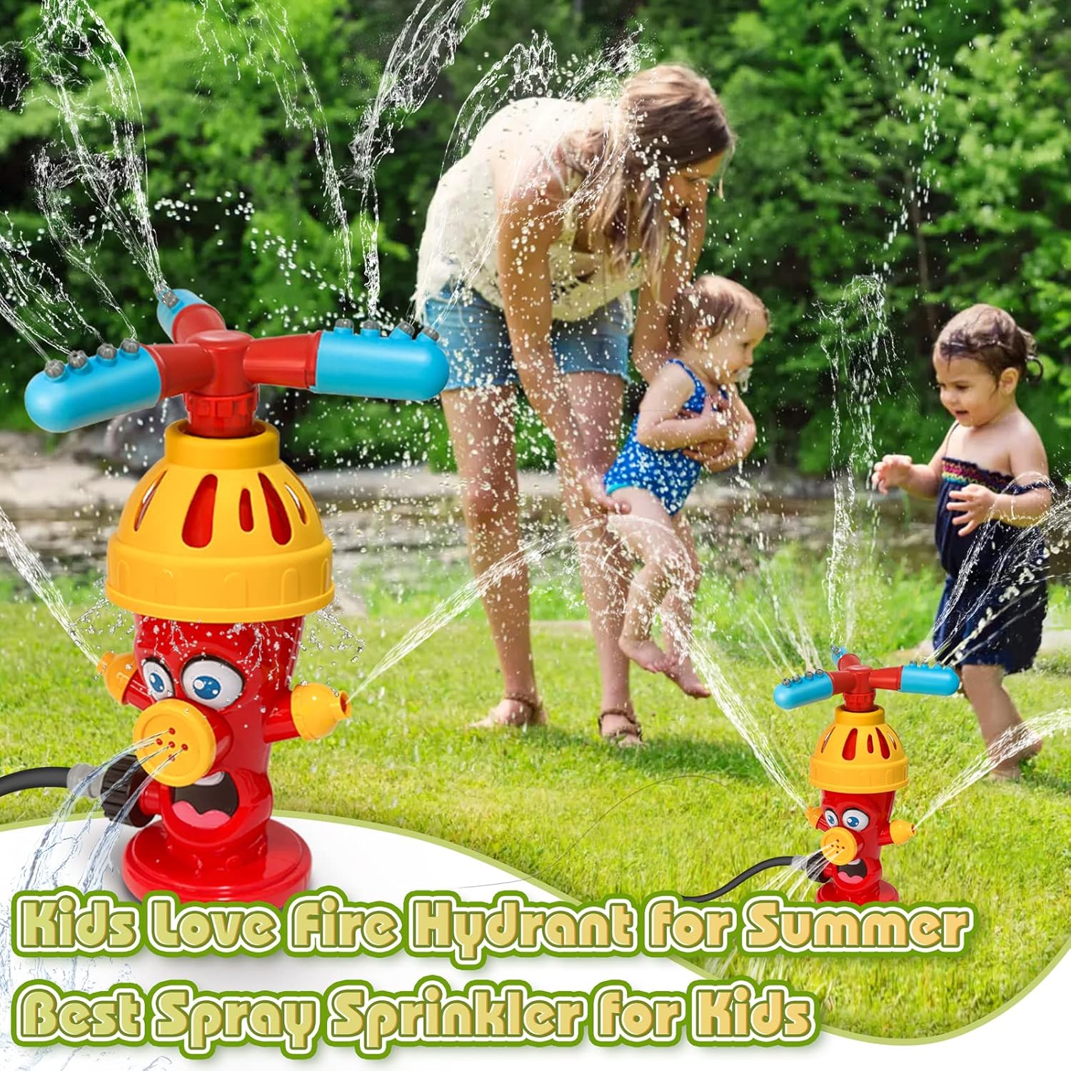 Hydrant Sprinkle Water Spray T - Kids Outdoor Yard recension och pris