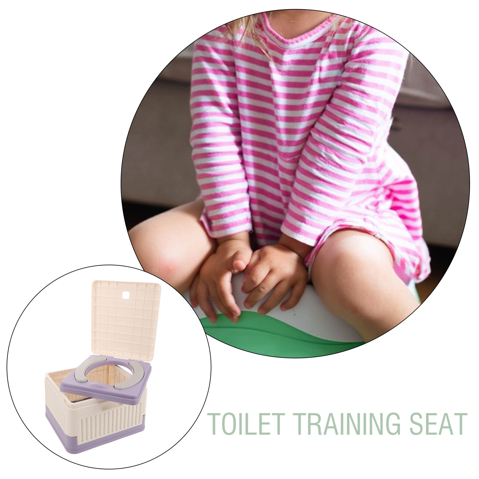 Foldable Portable Potty Seat f - Kids Outdoor Car recension och pris